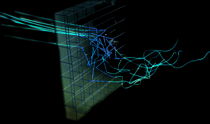 Proudění skrze geometrické místo